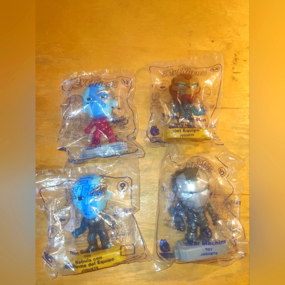 2019 McDonald’s Marvel Avengers Happy Meal Toys Lot of 4 Sealed